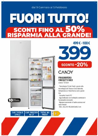 FRIGO CANDY CNCQ2T518EX